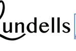 Lundells logotyp med stiliserat "L" och blå fyrkantig ikon till höger.